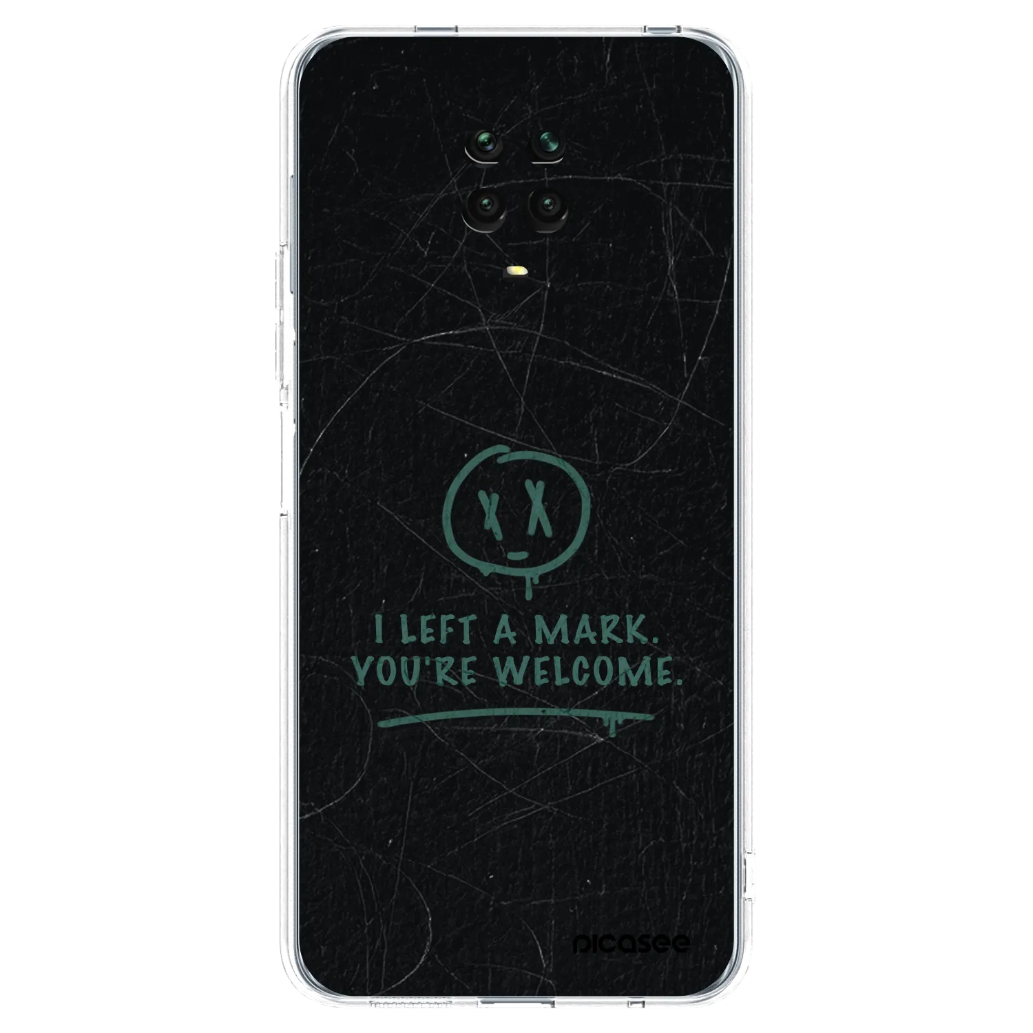 Picasee husă transparentă din silicon pentru Xiaomi Redmi Note 9 Pro - LEFT A MARK