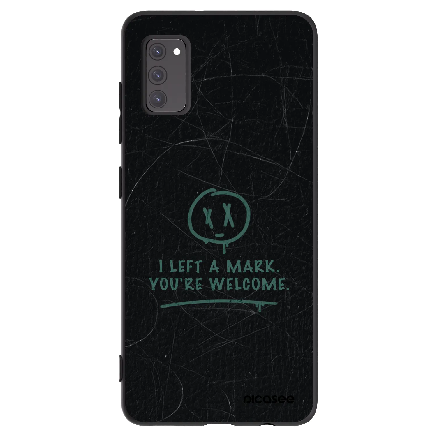 Picasee husă neagră din silicon pentru Samsung Galaxy A41 A415F - LEFT A MARK
