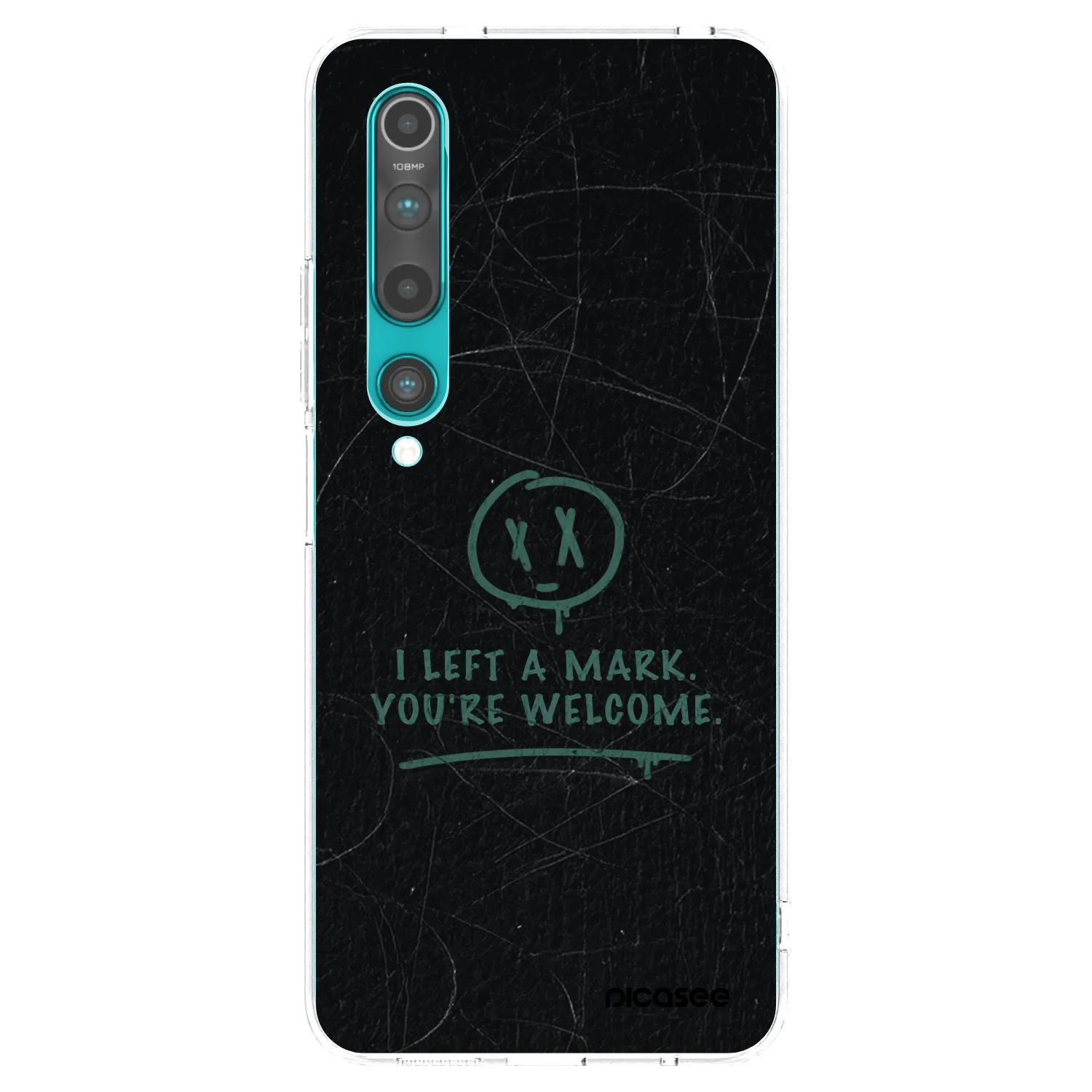 Picasee husă transparentă din silicon pentru Xiaomi Mi 10 - LEFT A MARK