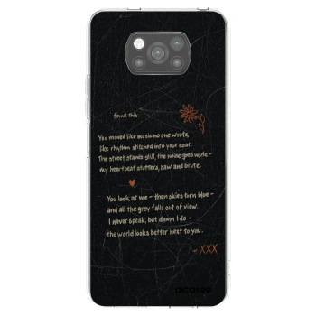 Picasee husă neagră din silicon pentru Xiaomi Poco X3 - POET
