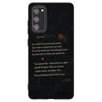 Picasee husă neagră din silicon pentru Samsung Galaxy S20 FE - POET