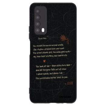 Picasee husă neagră din silicon pentru Huawei P Smart 2021 - POET