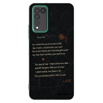 Picasee husă transparentă din silicon pentru Honor 10X Lite - POET