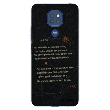 Picasee husă transparentă din silicon pentru Motorola Moto G9 Play - POET