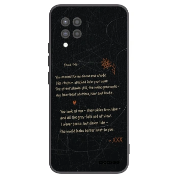 Picasee husă neagră din silicon pentru Samsung Galaxy A42 A426B - POET