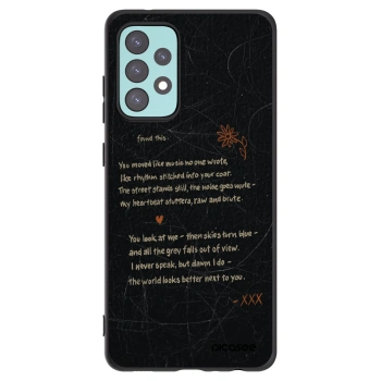 Picasee husă neagră din silicon pentru Samsung Galaxy A72 A725F - POET