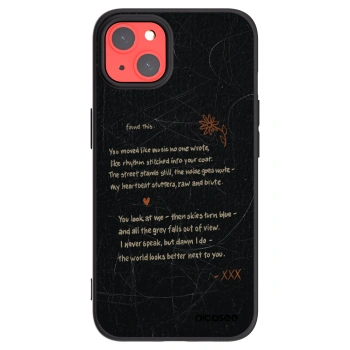 Picasee husă neagră din silicon pentru Apple iPhone 13 - POET