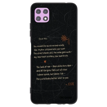 Picasee husă neagră din silicon pentru Samsung Galaxy A22 A226B 5G - POET