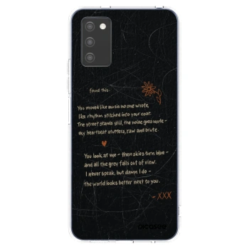 Picasee husă transparentă din silicon pentru Samsung Galaxy A02s A025G - POET