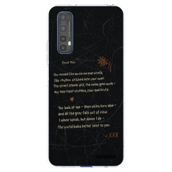 Picasee husă transparentă din silicon pentru Realme 7 - POET