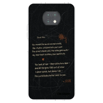 Picasee husă transparentă din silicon pentru Xiaomi Redmi Note 9T - POET