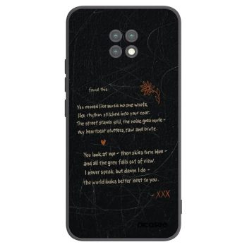 Picasee husă neagră din silicon pentru Xiaomi Redmi Note 9T - POET