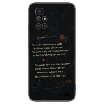 Picasee husă neagră din silicon pentru Xiaomi Redmi 10 - POET