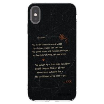 Picasee husă transparentă din silicon pentru Apple iPhone XS Max - POET
