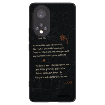 Picasee husă neagră din silicon pentru Huawei Nova 9 - POET