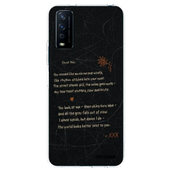 Picasee husă transparentă din silicon pentru Vivo Y11s - POET