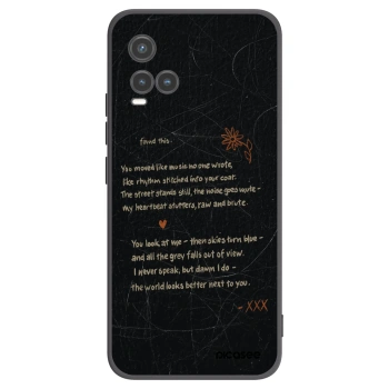 Picasee husă neagră din silicon pentru Vivo Y33s - POET