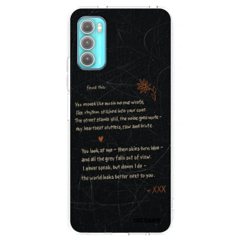 Picasee husă transparentă din silicon pentru Motorola Moto G60 - POET