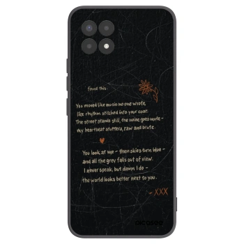 Picasee husă neagră din silicon pentru Realme 8i - POET