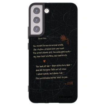 Picasee husă neagră din silicon pentru Samsung Galaxy S22+ 5G - POET