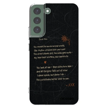Picasee husă transparentă din silicon pentru Samsung Galaxy S22+ 5G - POET