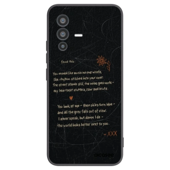 Picasee husă neagră din silicon pentru Vivo V23 5G - POET