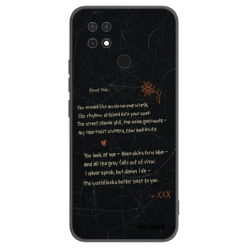 Picasee husă neagră din silicon pentru Xiaomi Redmi 10C - POET