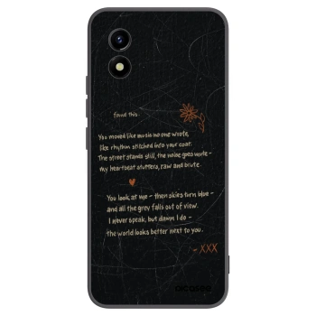 Picasee husă neagră din silicon pentru Vivo Y01 - POET