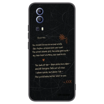 Picasee husă neagră din silicon pentru Vivo Y52 5G - POET