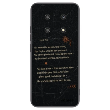 Picasee husă neagră din silicon pentru Honor Magic4 Lite 5G - POET
