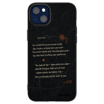 Picasee husă neagră din silicon pentru Apple iPhone 14 Plus - POET