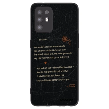 Picasee husă neagră din silicon pentru OPPO A94 5G - POET