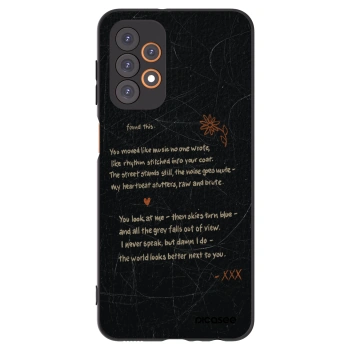 Picasee husă neagră din silicon pentru Samsung Galaxy A23 A236B 5G - POET