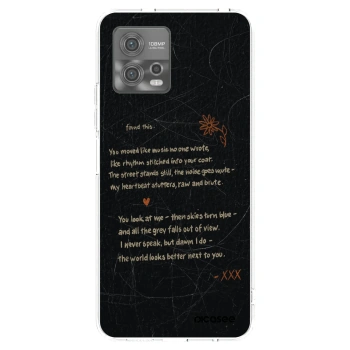 Picasee husă transparentă din silicon pentru Motorola Moto G72 - POET