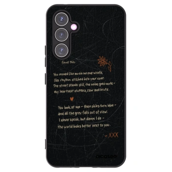 Picasee husă neagră din silicon pentru Samsung Galaxy A54 5G A546B - POET