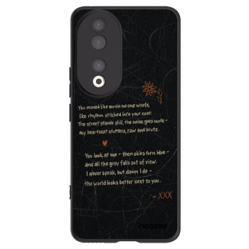 Picasee husă neagră din silicon pentru Honor 90 5G - POET