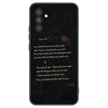 Picasee husă neagră din silicon pentru Samsung Galaxy A04s A047F - POET