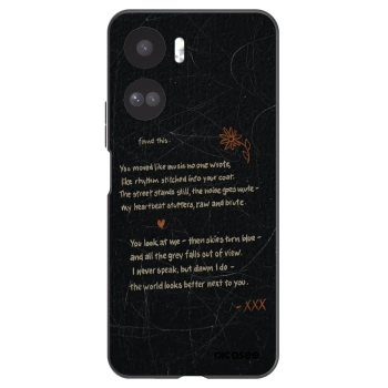 Picasee husă neagră din silicon pentru Honor 90 Lite 5G - POET