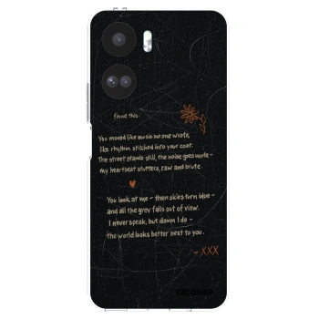 Picasee husă transparentă din silicon pentru Honor 90 Lite 5G - POET