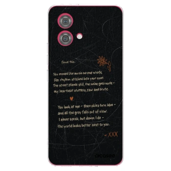 Picasee husă transparentă din silicon pentru Motorola Moto G84 5G - POET