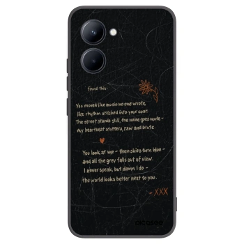 Picasee husă neagră din silicon pentru Realme C33 (2023) - POET