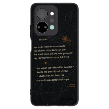 Picasee husă neagră din silicon pentru Honor X7a - POET