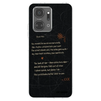 Picasee husă transparentă din silicon pentru Honor X7a - POET
