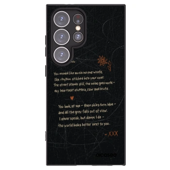 Picasee husă neagră din silicon pentru Samsung Galaxy S24 Ultra S928B 5G - POET