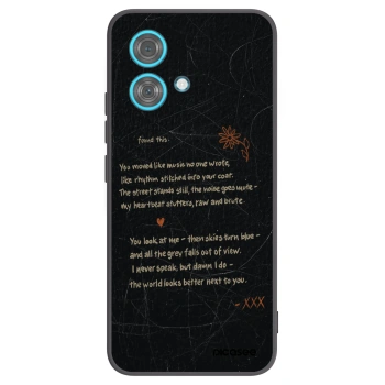 Picasee husă neagră din silicon pentru Motorola Edge 40 Neo - POET