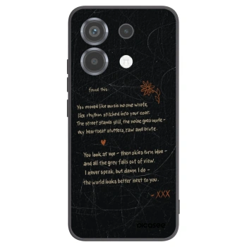 Picasee husă neagră din silicon pentru Xiaomi Poco X6 - POET