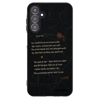 Picasee husă neagră din silicon pentru Samsung Galaxy A15 A155F 4G - POET