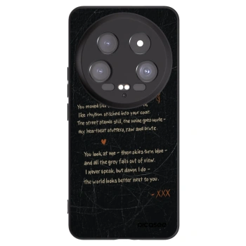 Picasee husă neagră din silicon pentru Xiaomi 14 Ultra - POET