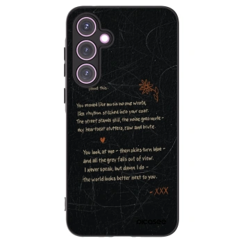 Picasee husă neagră din silicon pentru Samsung Galaxy A35 5G A356B - POET