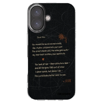 Picasee husă transparentă din silicon pentru Apple iPhone 16 - POET